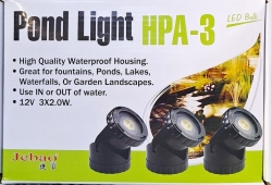 Подсветка светодиодная для пруда  Pond Light HPA-3 JEBAO(12V, 3х2,0W)