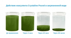 Средство для прозрачной воды в пруду Crystalline Pound, 10л.(до 300м3)