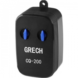 Компрессор регулируемый для аквариума GRECH CQ-200 (4,0W, 2x1,65л/мин. с комплектом для аэрации)