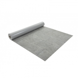 Пленка ПВХ 1,65х21,00м &quot;Alkorplan-Tile&quot;, &quot;Quartz grey&quot;, серый кварц, текстурная(плитка 0,81м*0,31м)