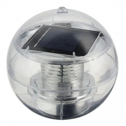 Плавающий шар со светодиодной подсветкой на солнечной батарее AS-SPD-W, белый свет, диаметр 11см